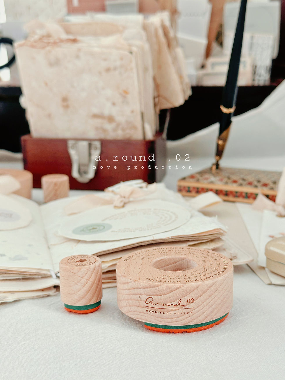 Thumbnail: Nove Production - a.round .02 Rubber Stamp Set