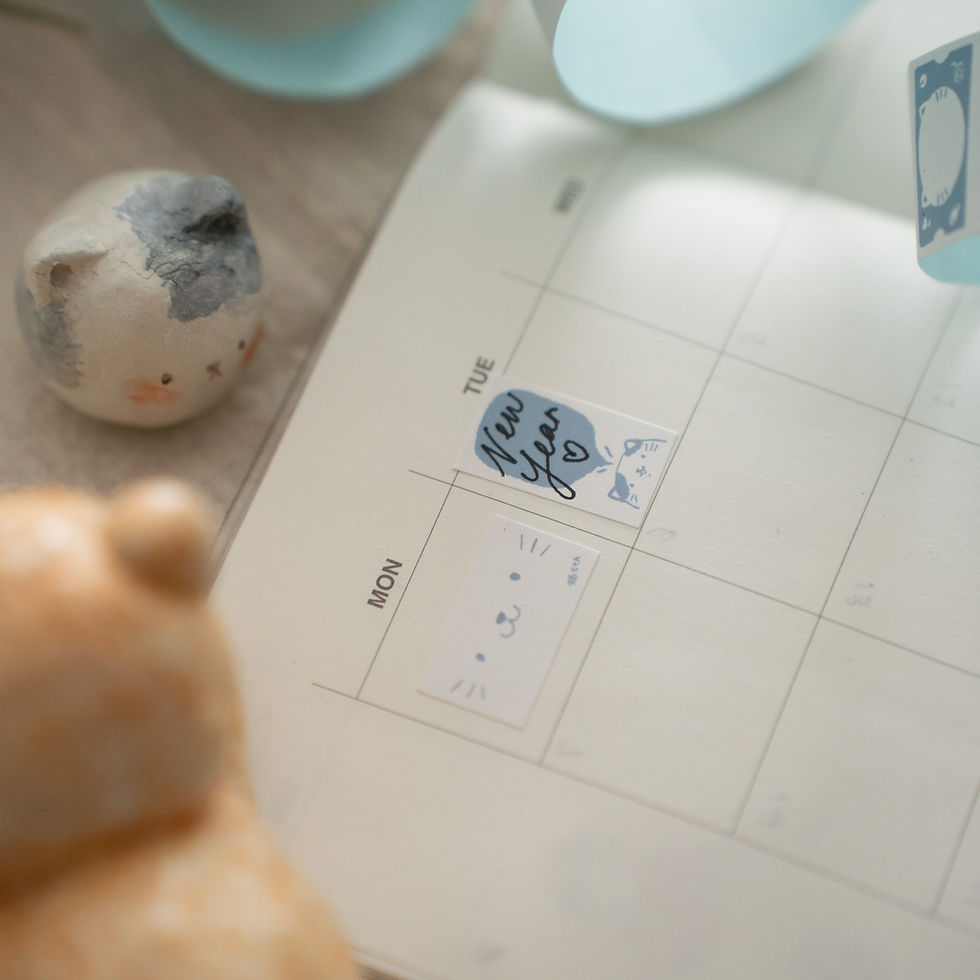Thumbnail: shō Little Happiness - Cat Label Stickers