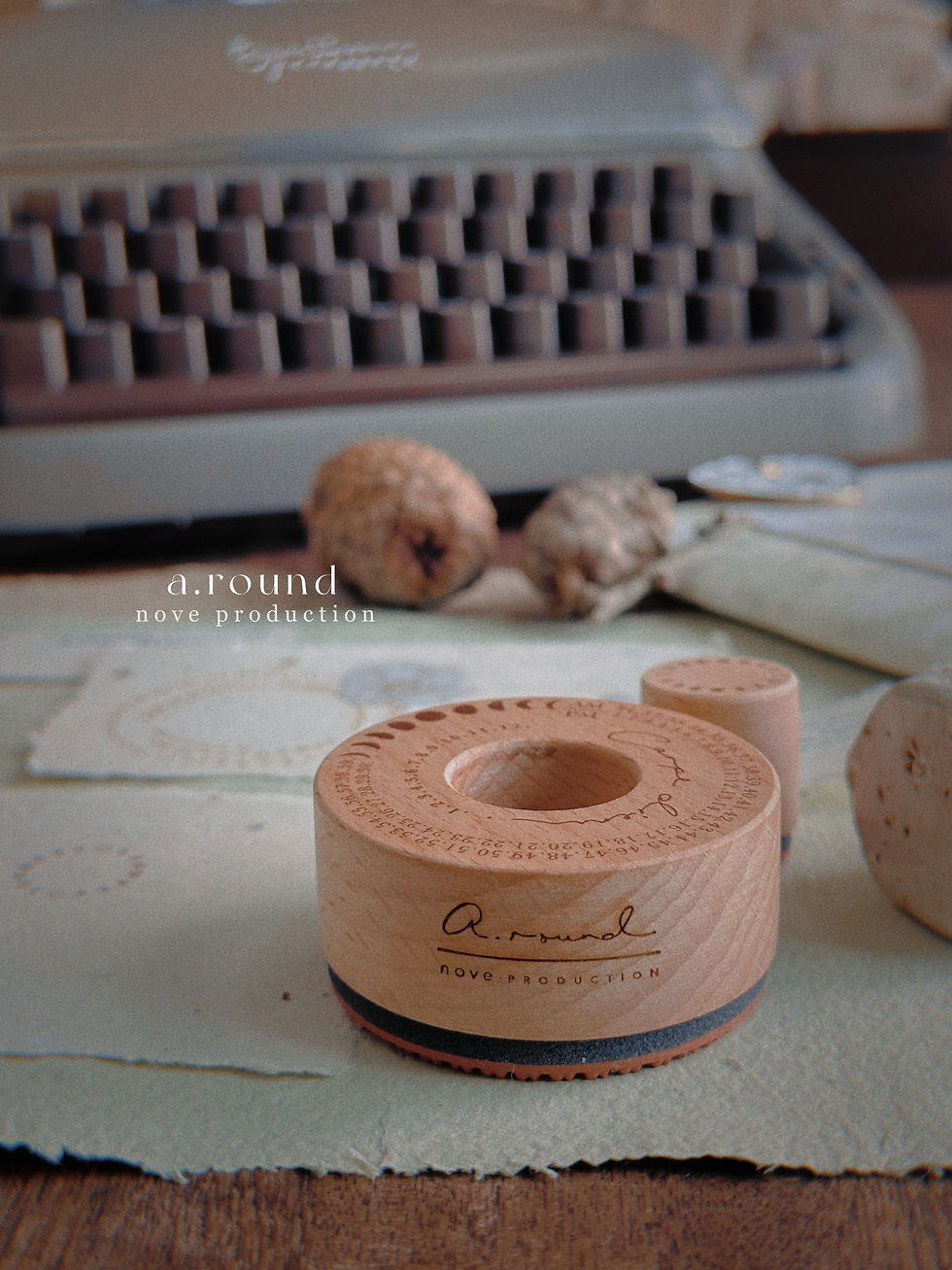 Thumbnail: Nove Production - a.round Rubber Stamp Collection