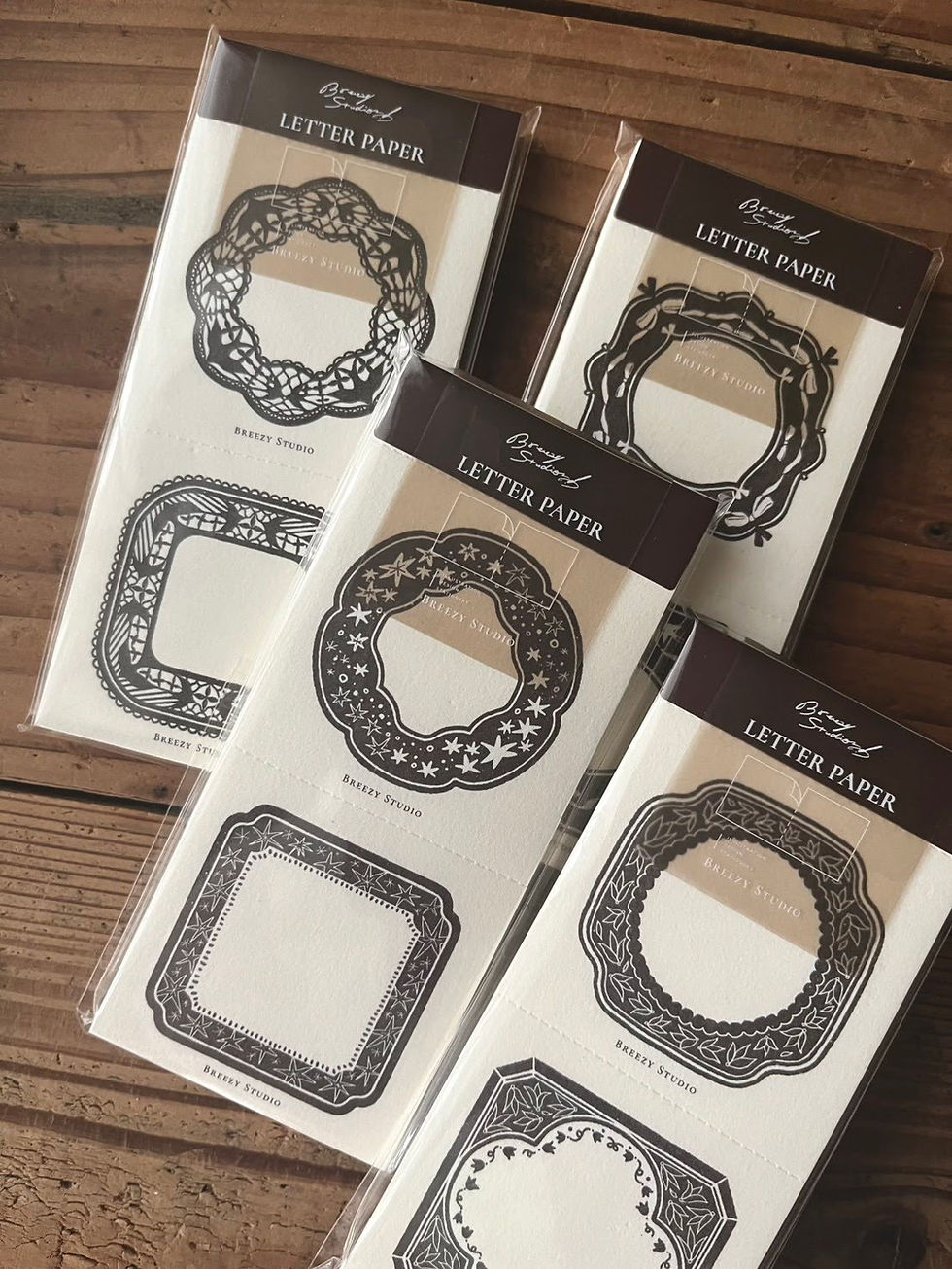 Thumbnail: Breezy Studio - Ribbon and Bird Letter Paper Memo Pad