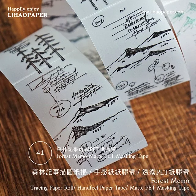 Thumbnail: Lihao Paper- Forest Memo Masking Tape