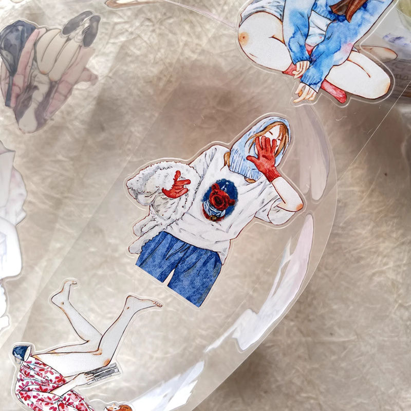 Thumbnail: Ding Ding Studio - No. 23 Peace and Quiet Washi and Kiss Cut Matte PET Tape