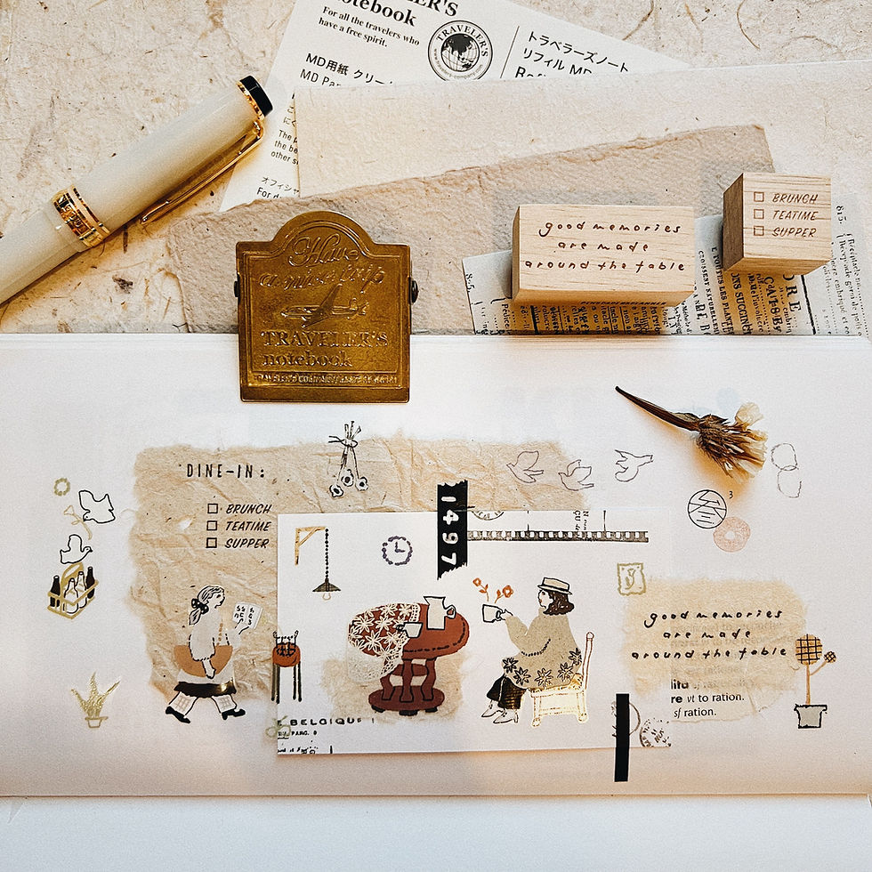Thumbnail: PensPapersPlanner - Series V Rubber Stamps
