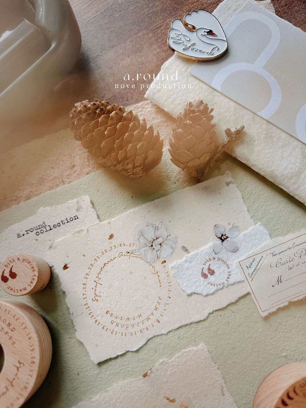 Thumbnail: Nove Production - a.round Rubber Stamp Collection