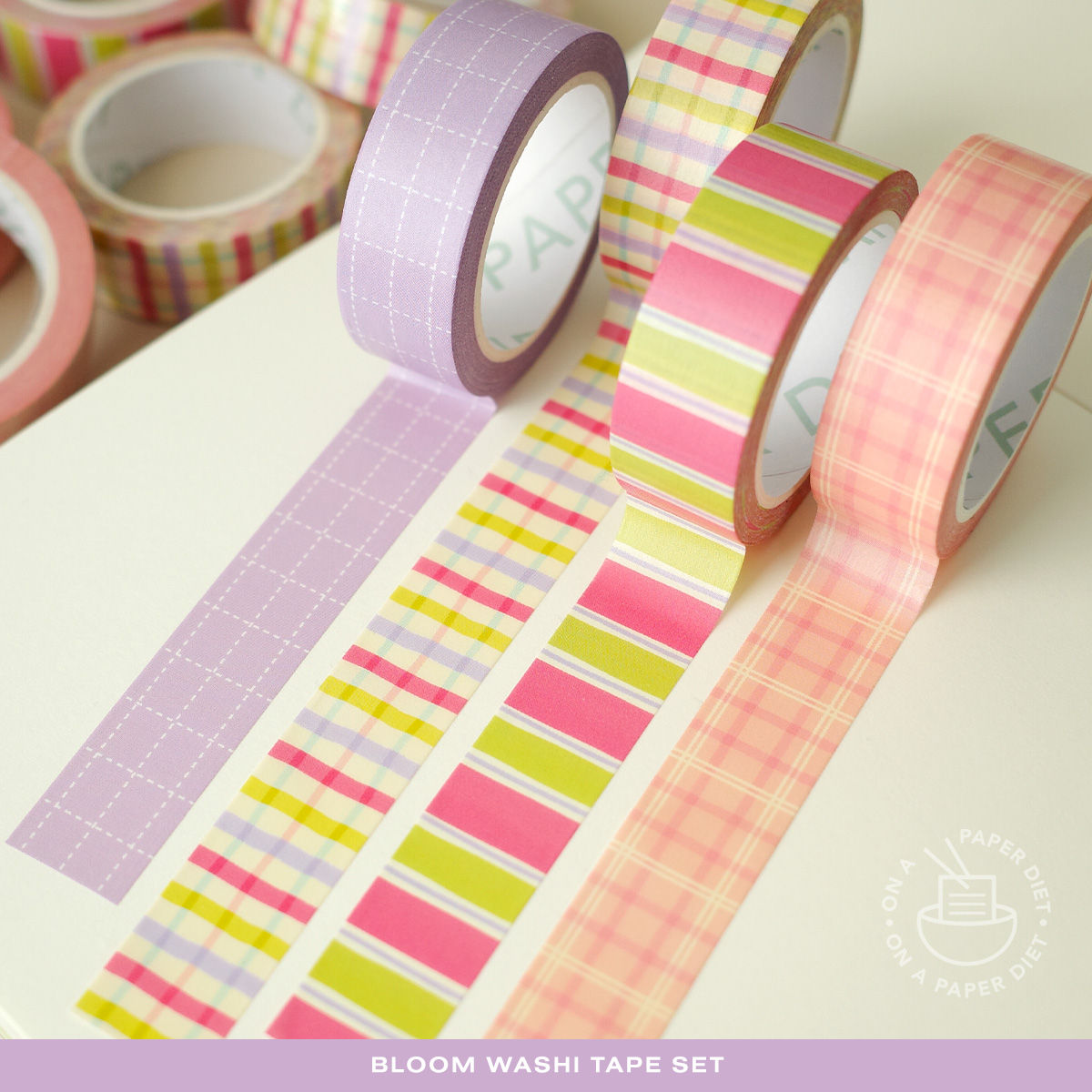 Paper Diet - Bloom Collection - Bloom Washi Tape Set