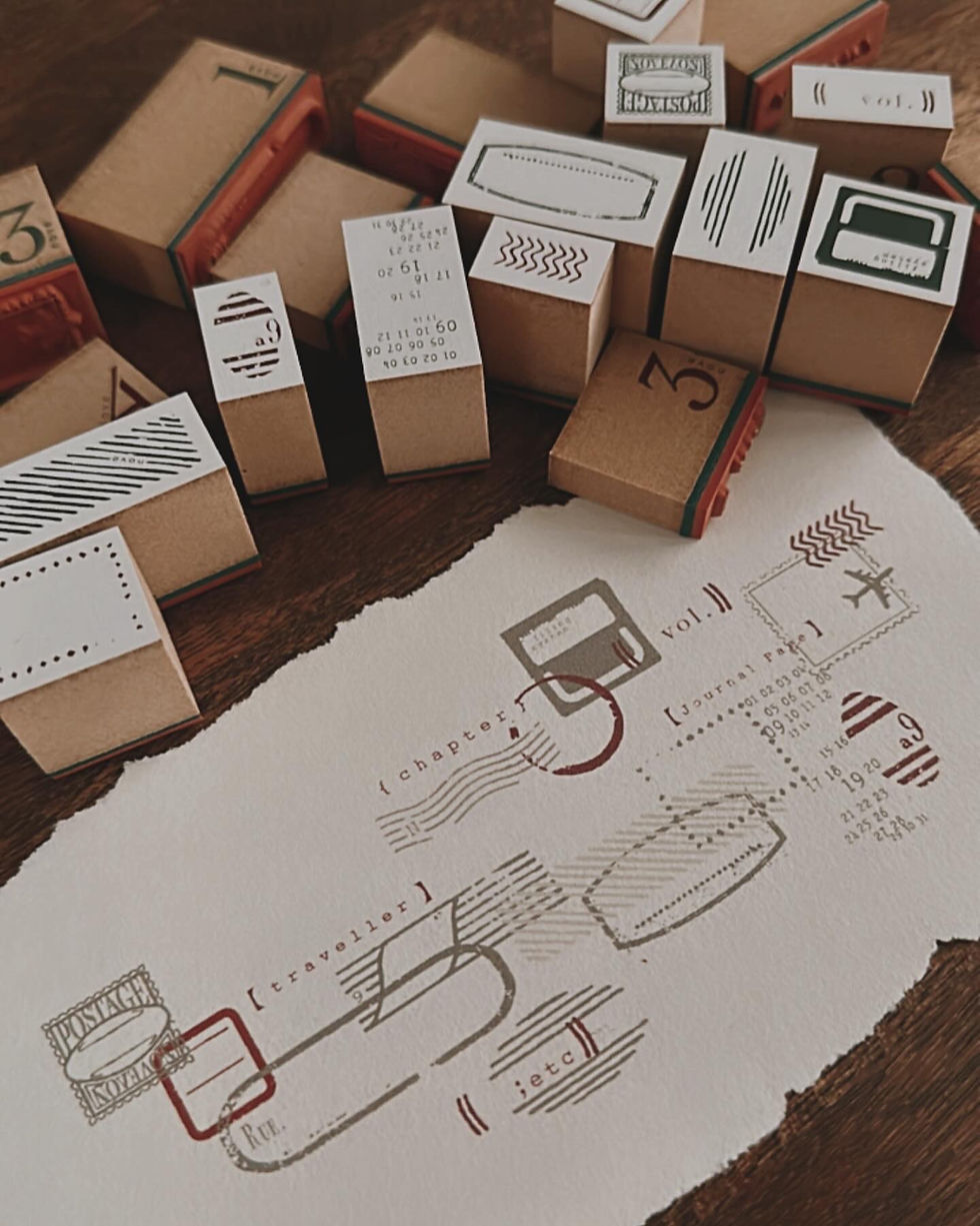 Thumbnail: Nove Production - Postmark Collection Rubber Stamps (4 designs)
