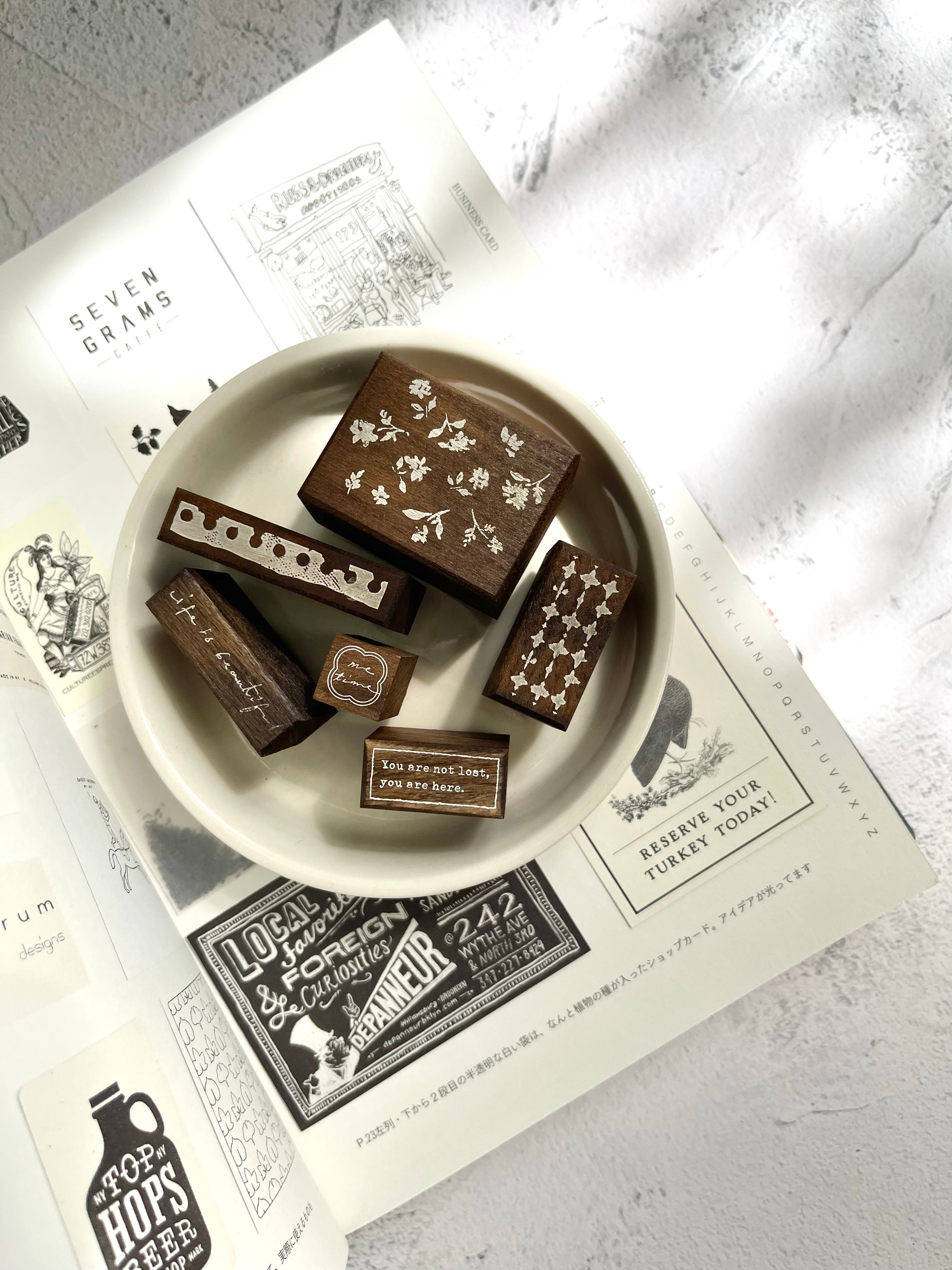Pion - Deco Rubber Stamp Collection (6 designs)