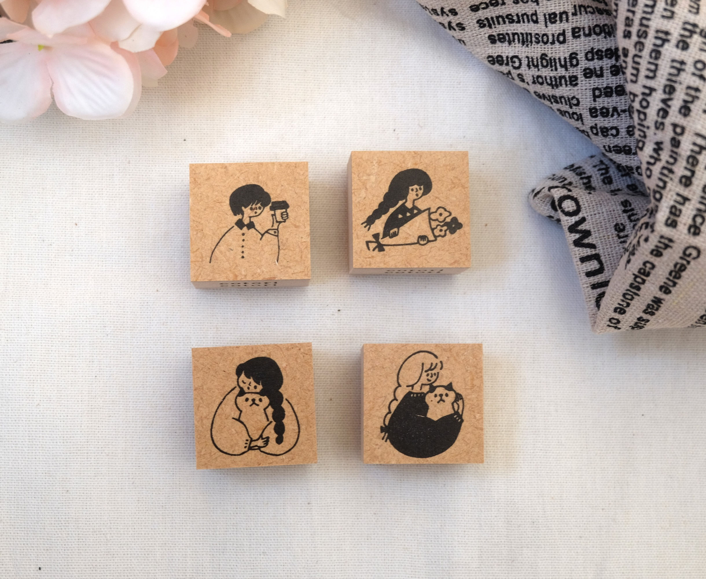 Cotori Cotori - In My Arms Rubber Stamps (8 designs)