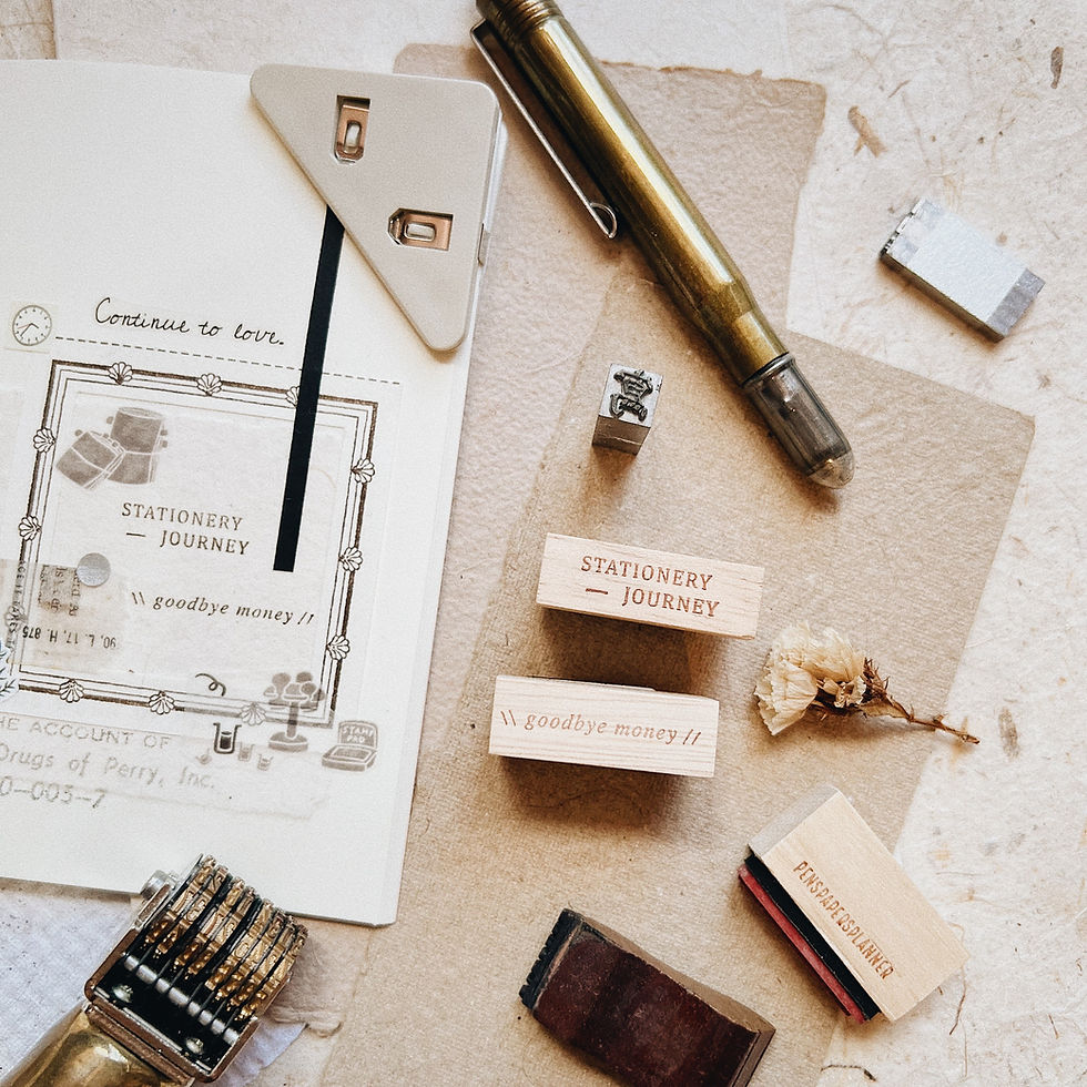 Thumbnail: PensPapersPlanner - Series V Rubber Stamps