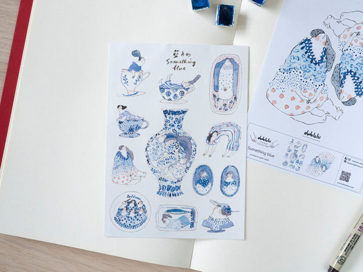 Thumbnail: Dodolulu - Sticker Sheet - Something Blue