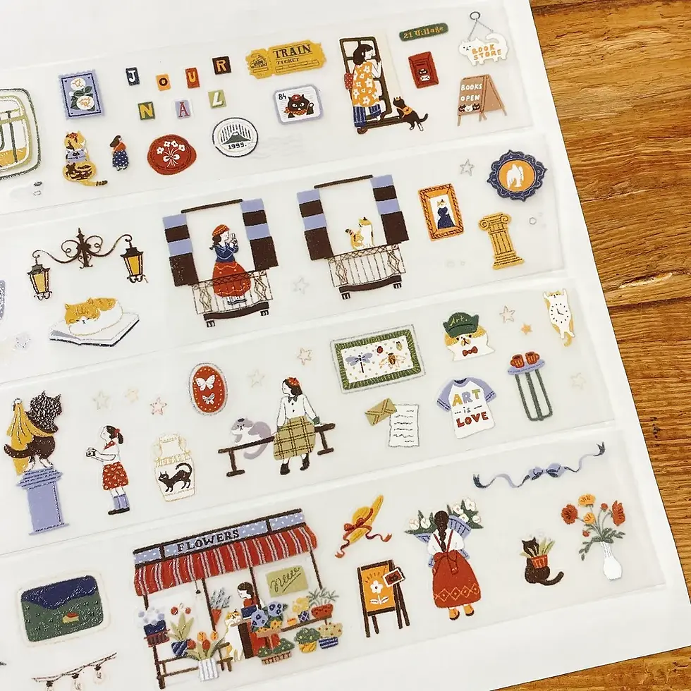 Thumbnail: 63penhouse x idiot sandwich - A Moving Day Kiss Cut Matte PET Tape