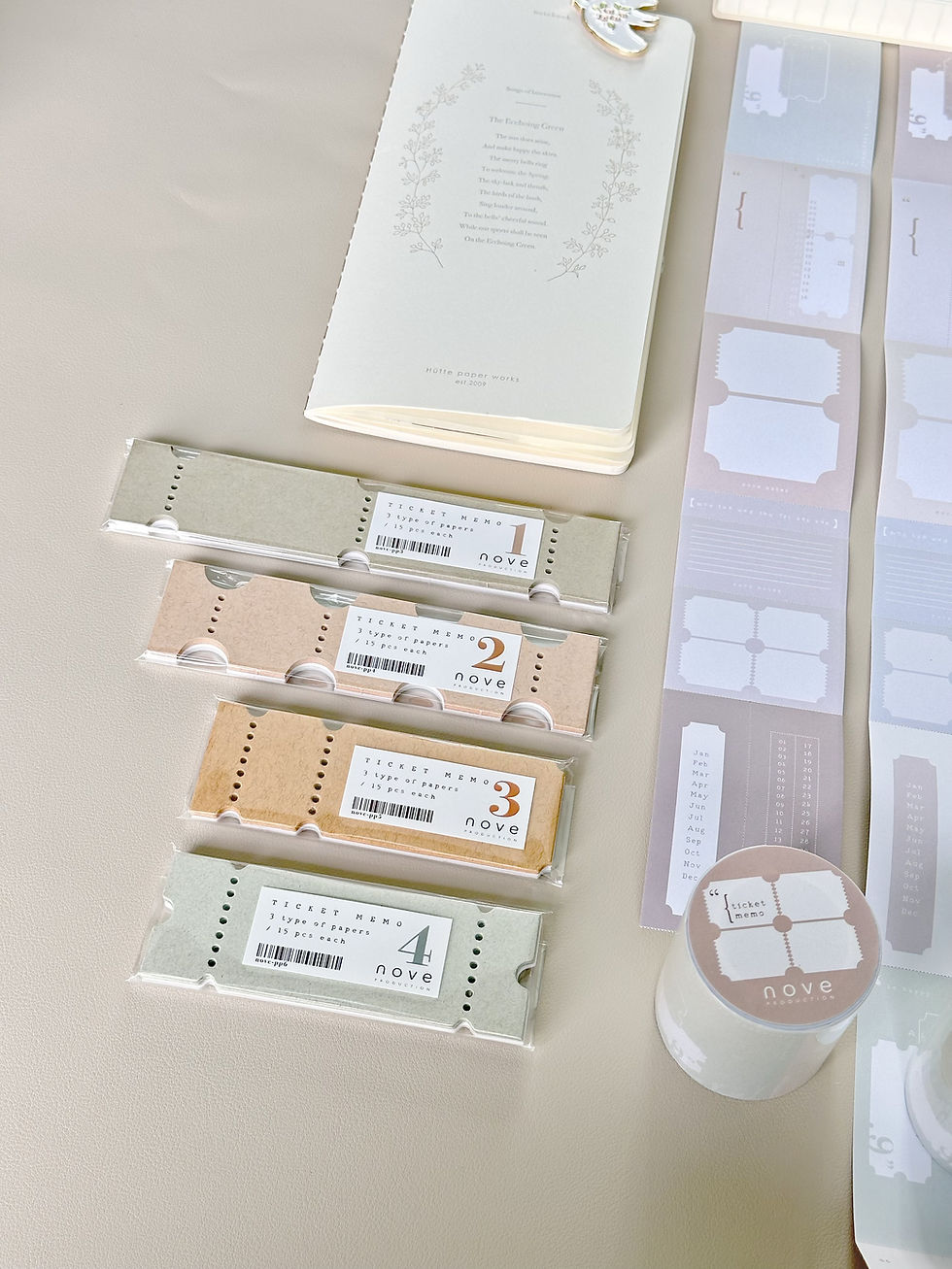 Thumbnail: Nove Production - Jourt'aime - Ticket Memo Loose Sheets