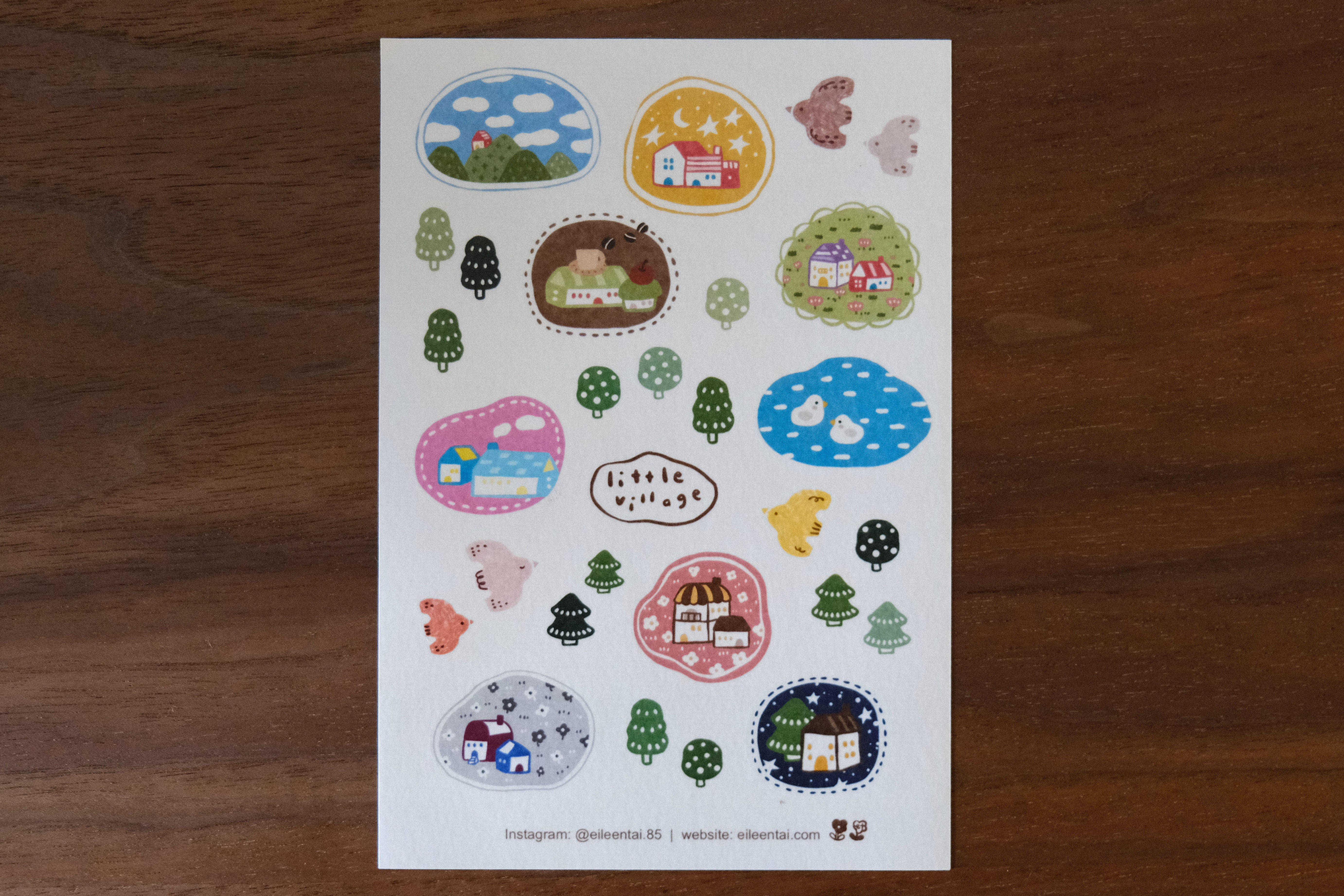 Eileentai.85 - Little Village Sticker Sheet