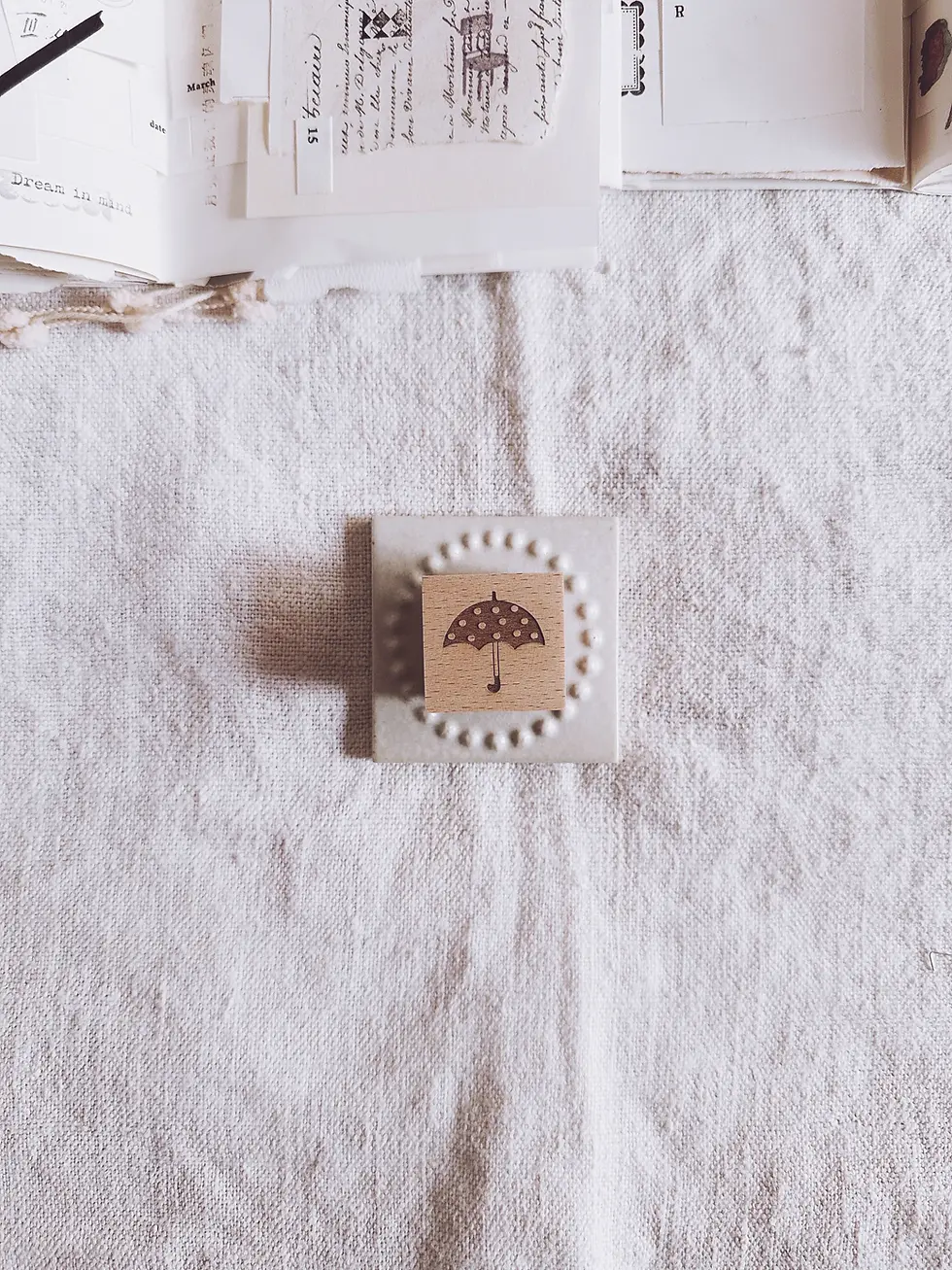 Thumbnail: M Studio by Penny Fei - Umbrella Rubber Stamp