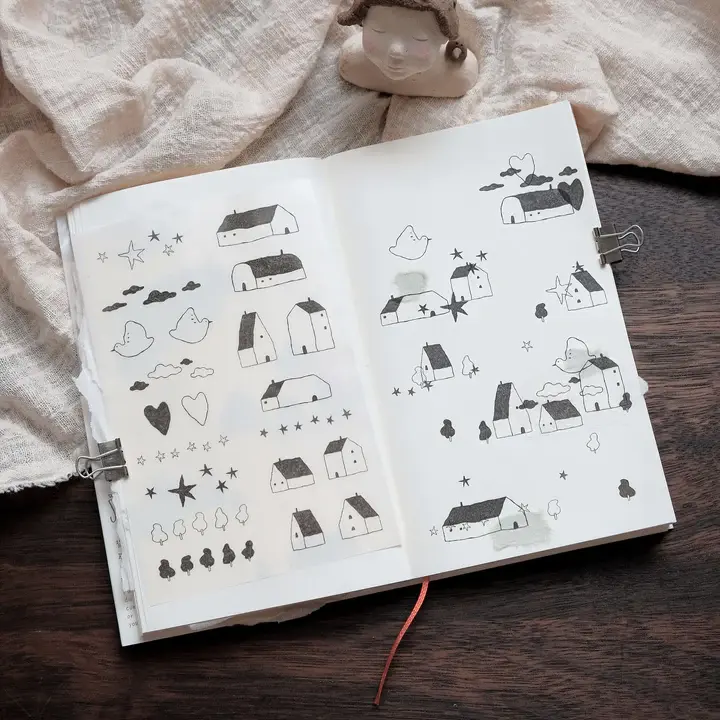 Thumbnail: Bighands - Someday Series - Rub-On Stickers (4 designs)