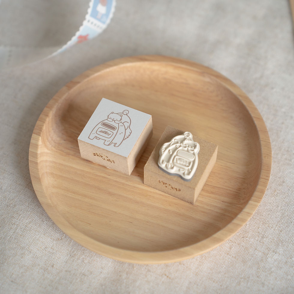 Thumbnail: shō Little Happiness - Mail Day Rubber Stamps (4 designs)