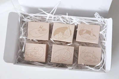Fei Fei - In the Forest Collection - Rubber Stamps