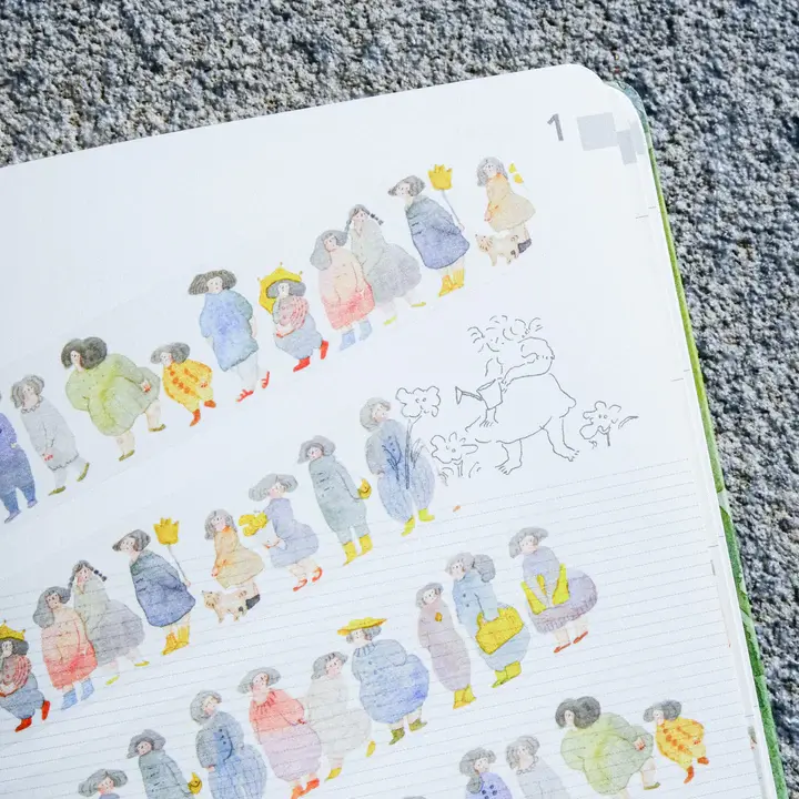 Thumbnail: Dodolulu - Passersby Washi Tape
