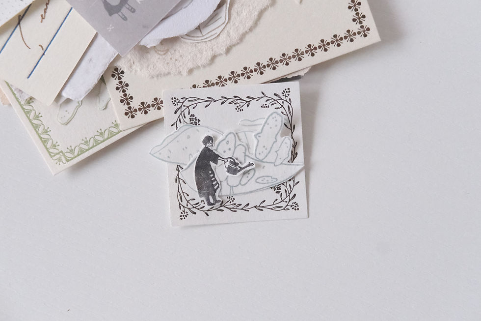 Thumbnail: Fei Fei - In the Forest Collection - Rubber Stamps