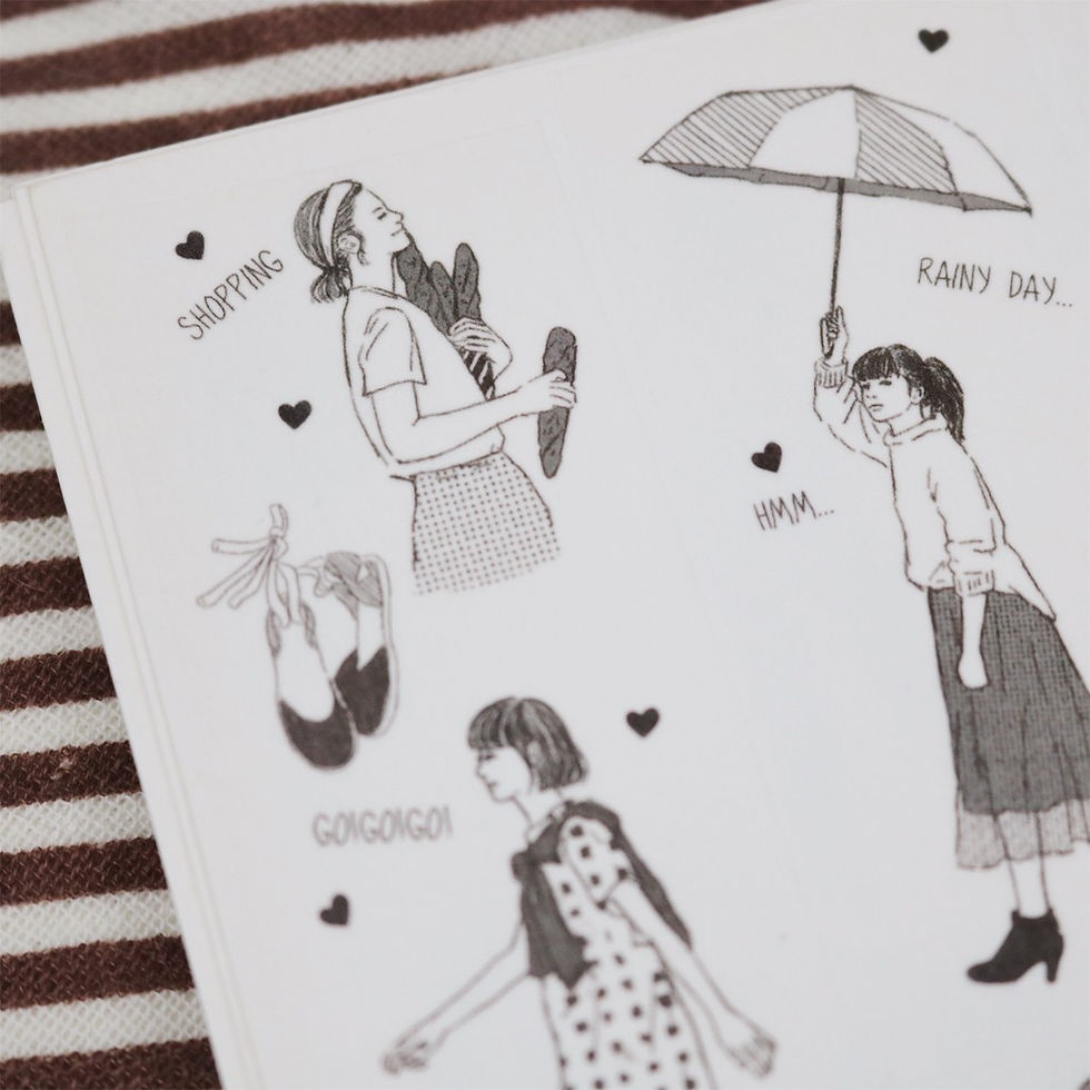 Thumbnail: Bon Bon Stickers - Hello Brown Girls (with release paper)