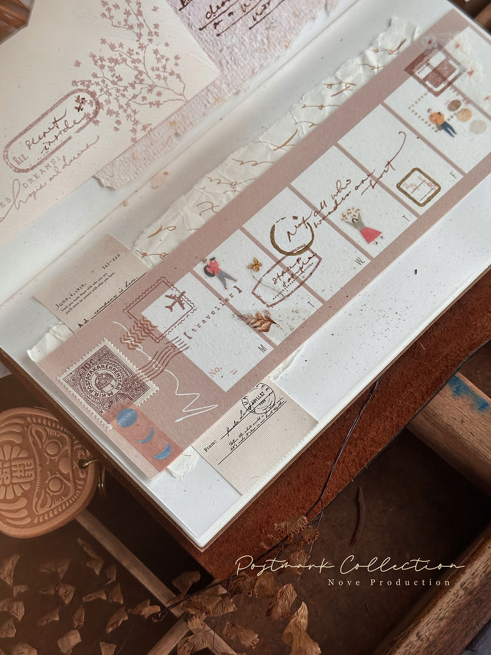 Thumbnail: Nove Production - Postmark Collection Rubber Stamps (4 designs)