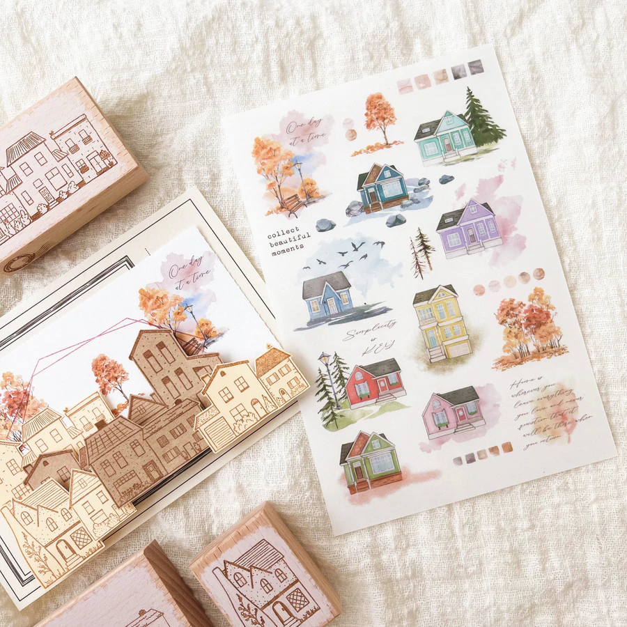 Thumbnail: Journal Pages - Print On Stickers - Home Series