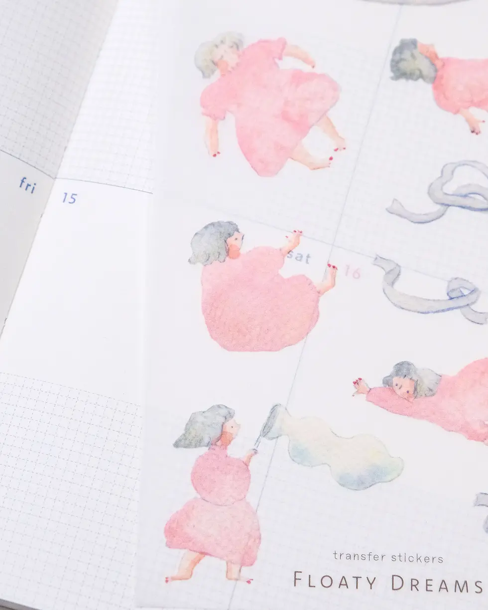 Thumbnail: Dodolulu - Floaty Dreams Transfer Sticker Set