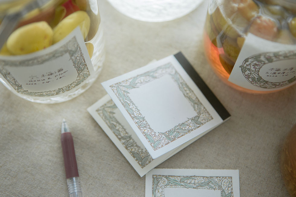 Thumbnail: Ours Studio - Muguet Frame Letterpress Book