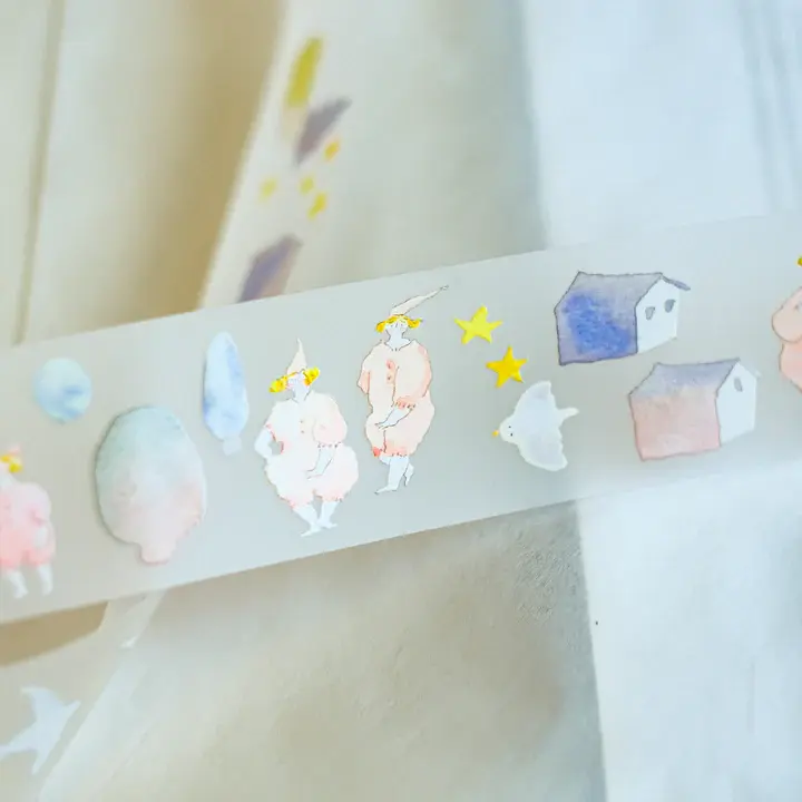 Thumbnail: Dodolulu - Pinky Fairies PET / Washi Tape