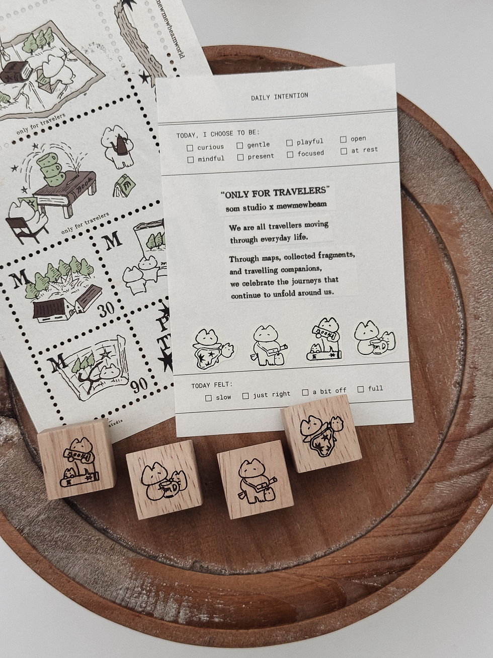Thumbnail: SOM Studio x mewmewbeam - Mew Postage Decorative Postage Stamp Sheet
