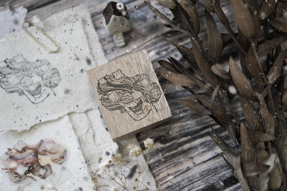 Thumbnail: Black Milk Project - Birds II Collection - Rubber Stamps