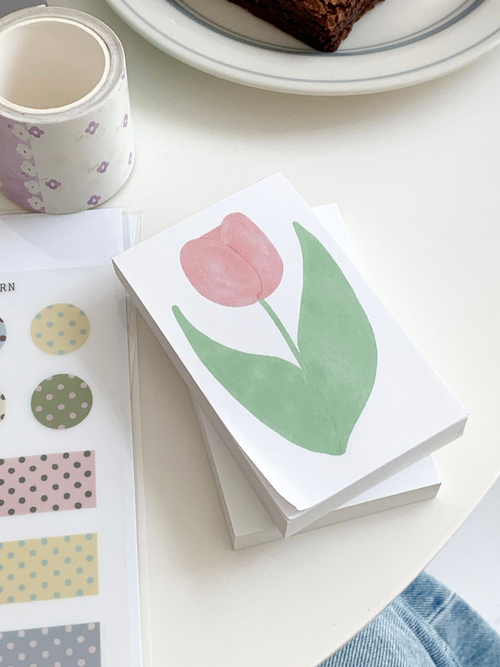 Thumbnail: Maison de Summer - Red Tulip Memo Pad