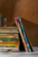 Stack Old Book Strips