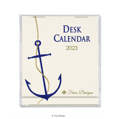 Anchor 2023 Desk Calendar fauxdesigns