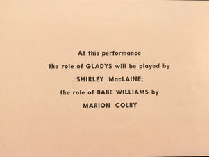 "AT THIS PERFORMANCE THE ROLE OF..."