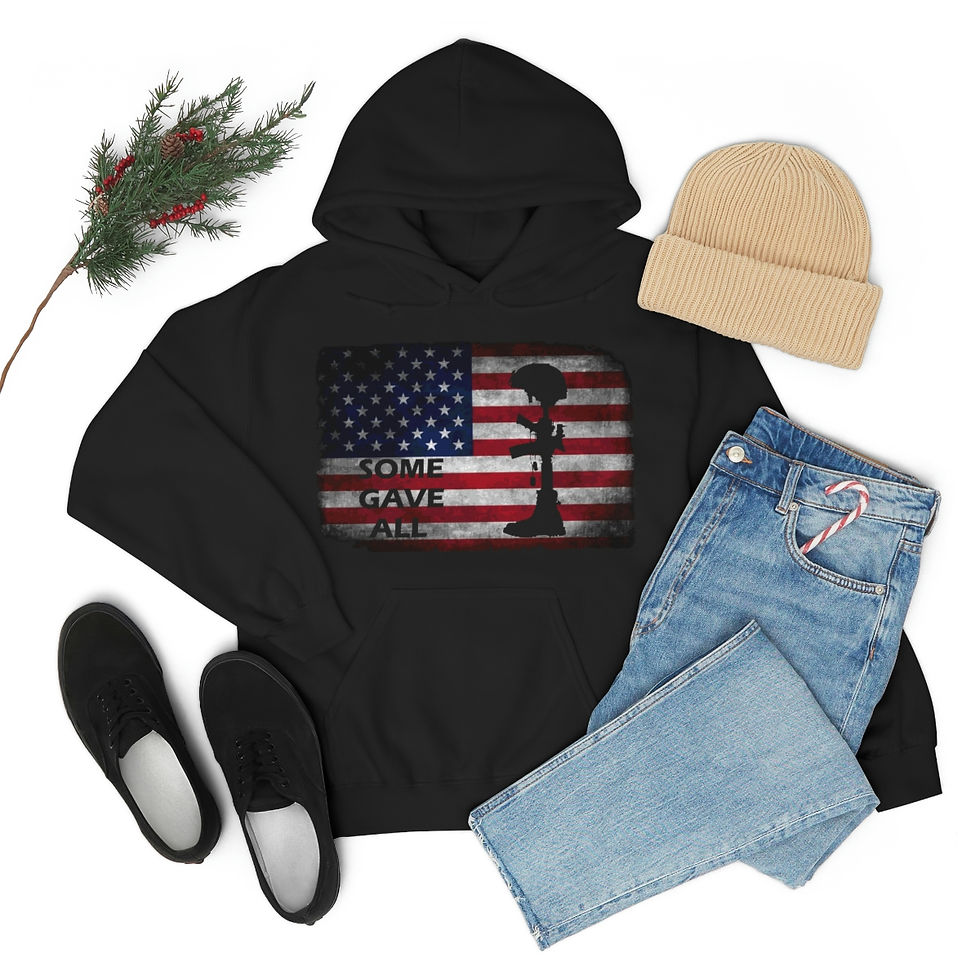 Thumbnail: Some Gave All Hoodie in Black