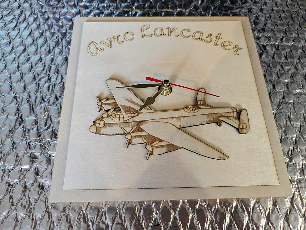 Avro Lancaster Square Clock