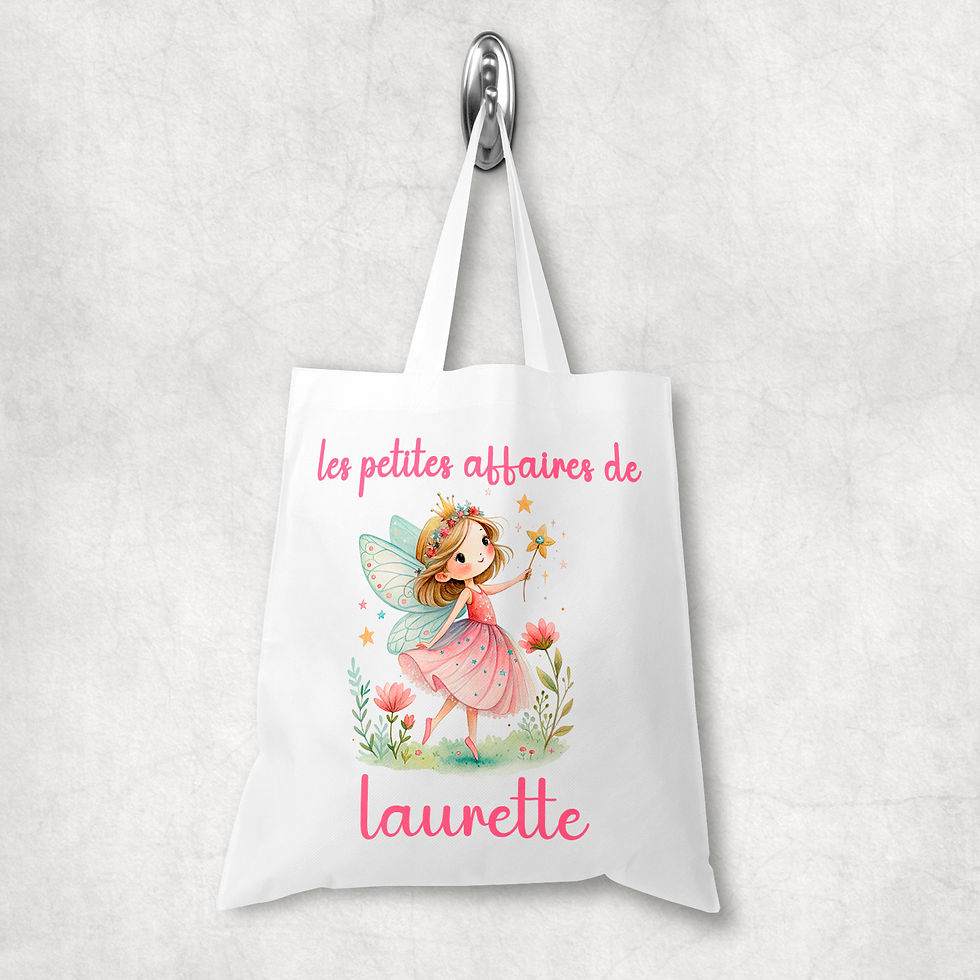 Tote Bag Sac Fée "Les petites affaires de" 6 modèles
