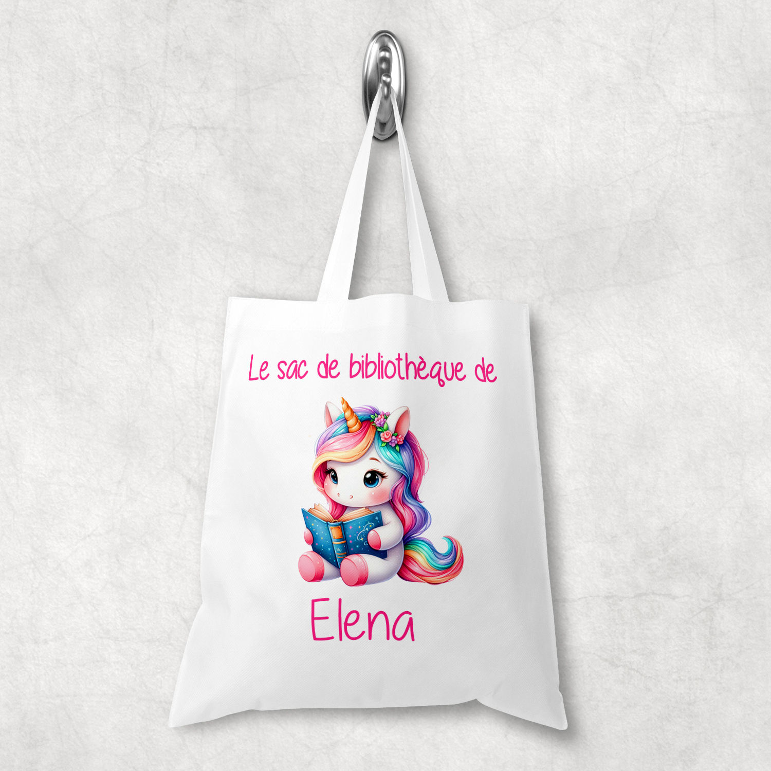 Vente Tote Bag Sac de Bibliothèque Licorne personnalisé 19 modèle