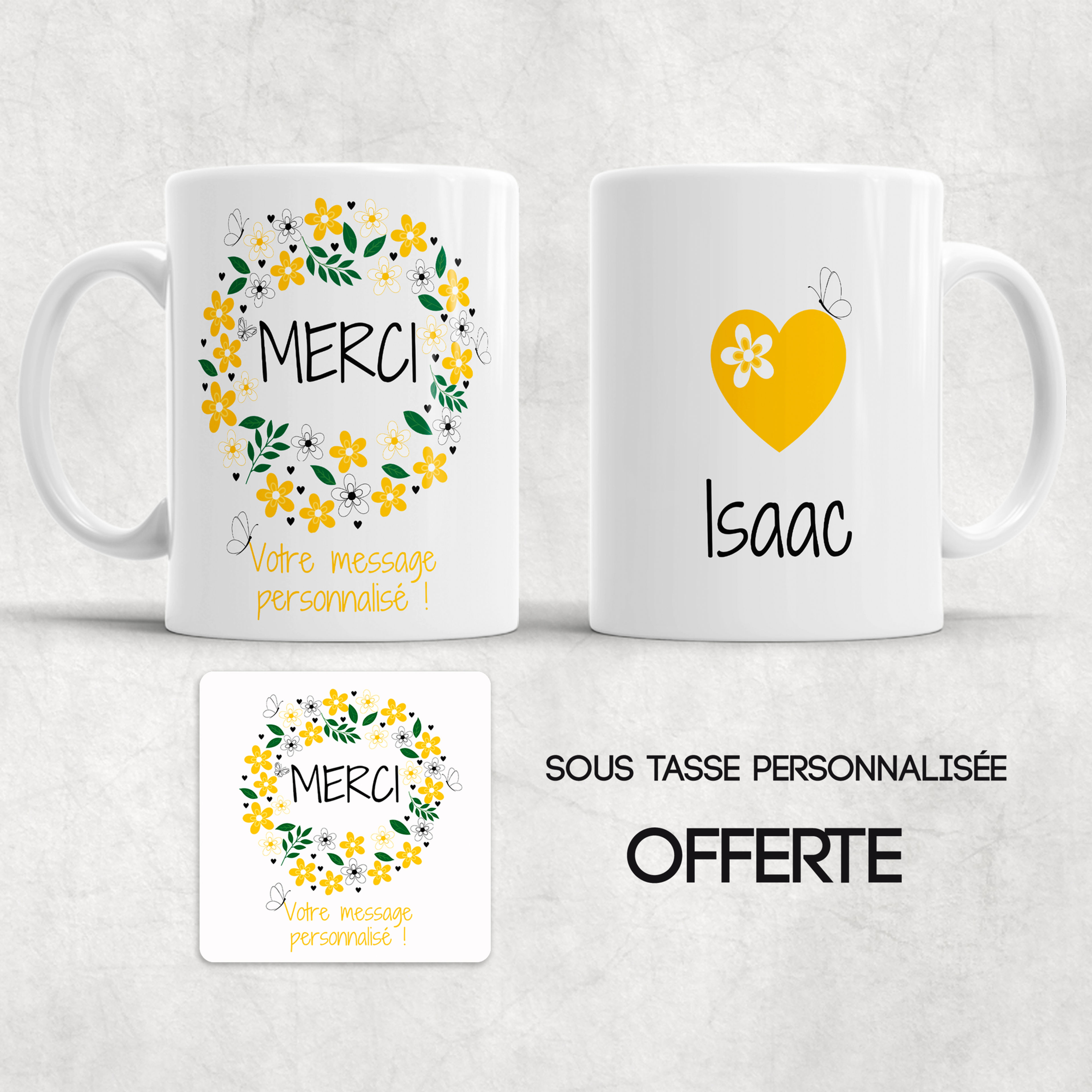 Mug - Tasse - Merci Maîtresse Nounou Crèche