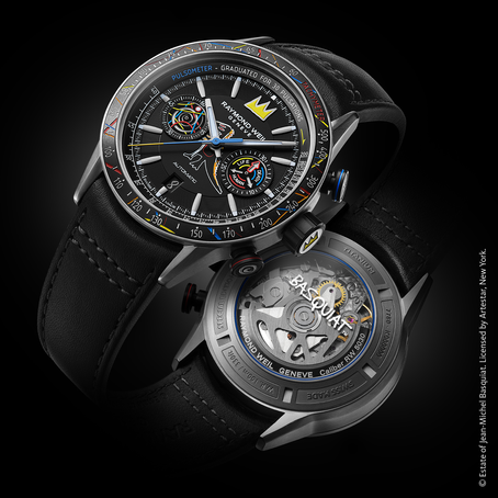 Dışı Jean-Michel Basquiat, içi RAYMOND WEIL