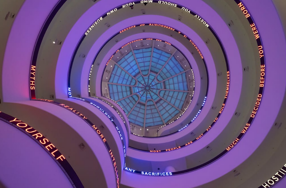 Jenny Holzer, Light Line, Solomon R. Guggenheim Museum, New York, 2024