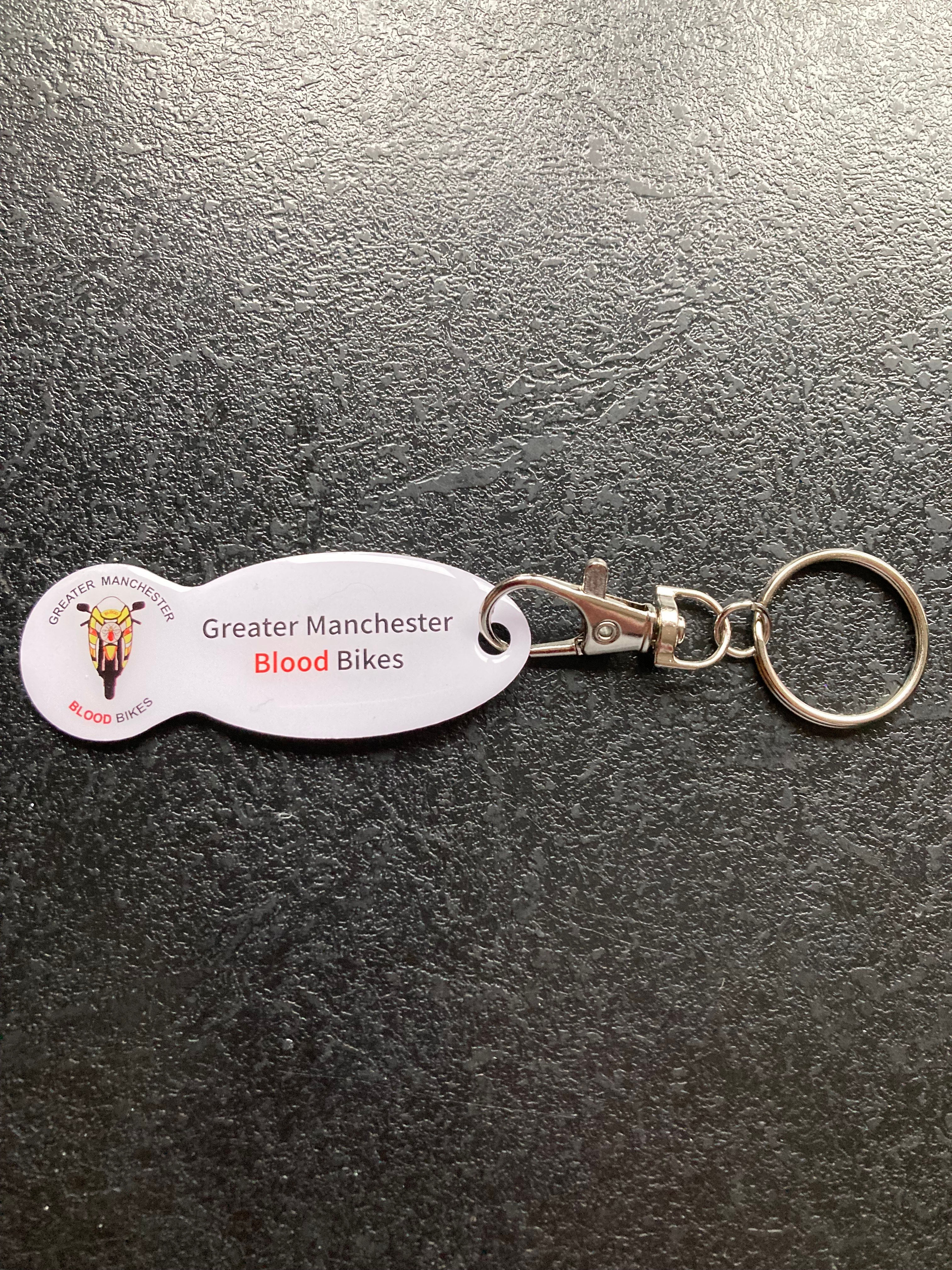 Greater Manchester Blood Bikes Trolley Token