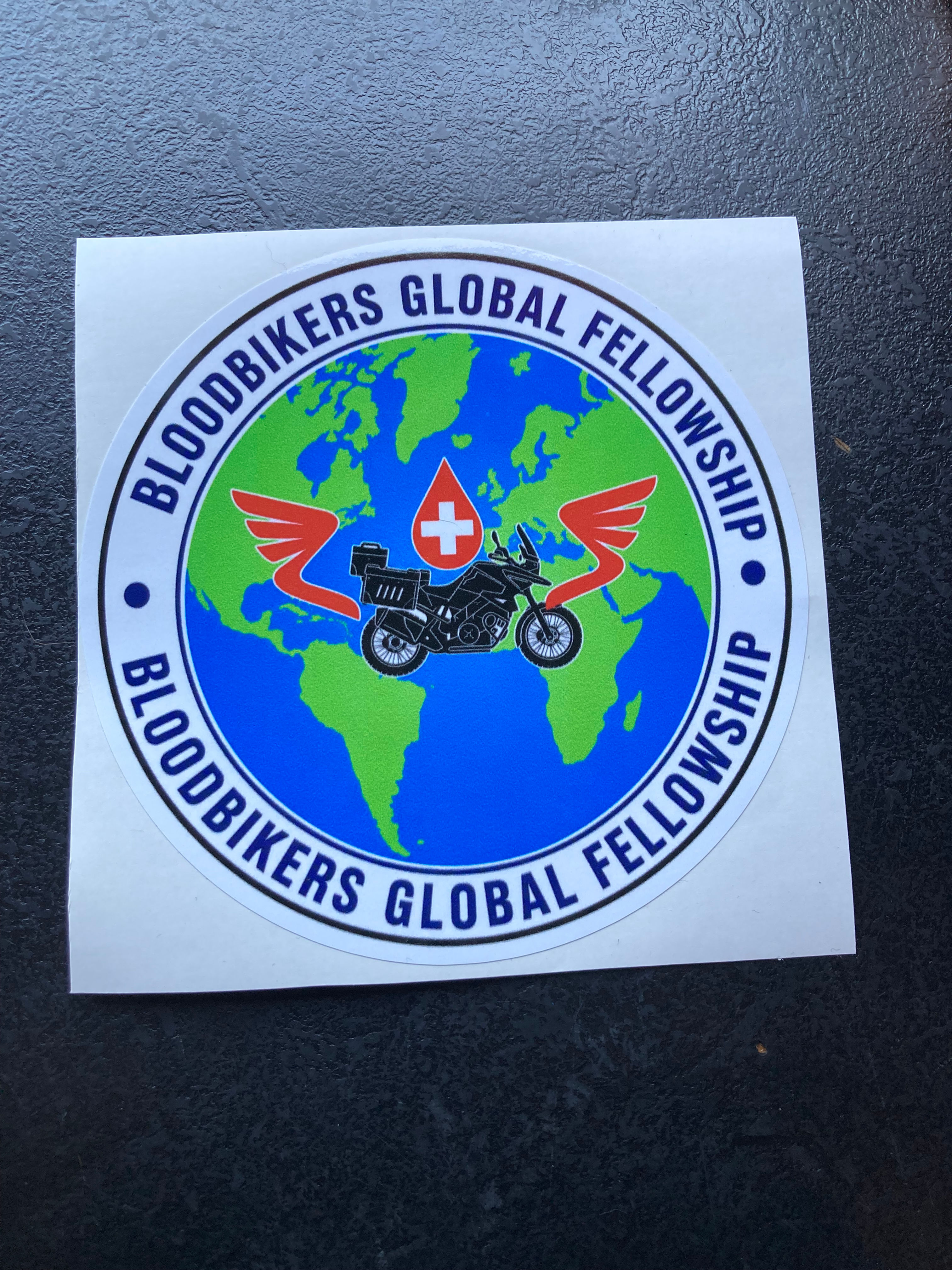 BloodBikers Global Fellowship Sticker