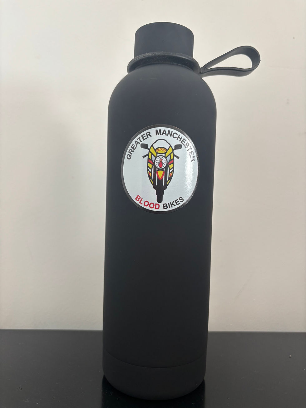 Thumbnail: Greater Manchester Blood Bikes New Thermos Water Bottle (Two colours)