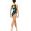 Thumbnail: L3335- Deep Teal Ladies Aurora Tank Leotard
