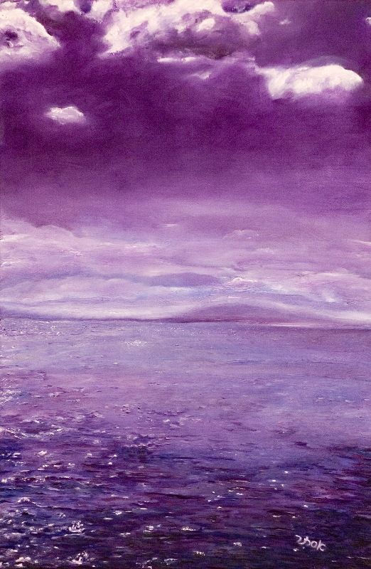 Sea Water Painting - Water Sky