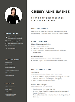 FC - Portfolio 3 Resume