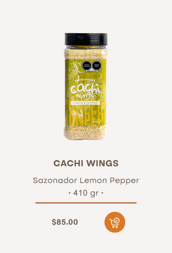 Sazonador Lemon Pepper CachiWings