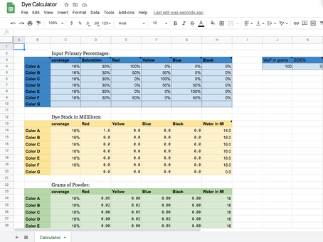 Less Math, More Dyeing